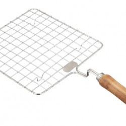 Square Papad Jali, w/WoodenHandle
