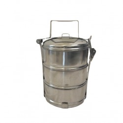Food Carrier - Tiffin, 14cm x 3 Tier