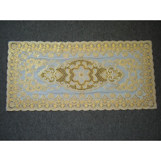 PVC Doily 40 X 84cm (16X33') Gold