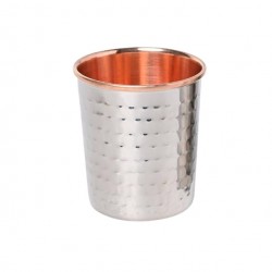 Tumbler/Glass, Copper/Stain.Steel Liner  