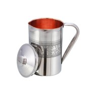 Jug, Copper w/Stainless Steel Liner # 6, SAGA /La Coppera