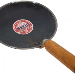 Iron Tawa w/Wooden Handle 10" - Concave NOOR